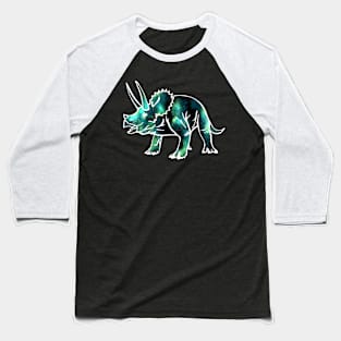 Triceratops from space Baseball T-Shirt